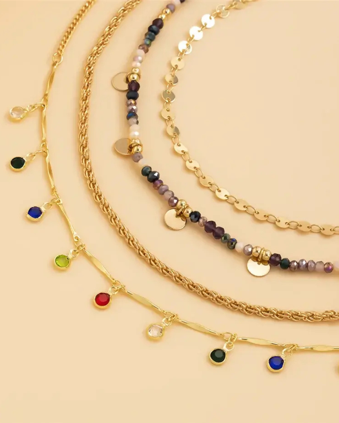 Celeste™ 18K Layered Necklace Set