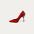 Lumière™ Hollow Suede Heels
