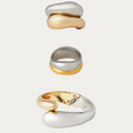 Élan™ Mixed Metal Ring Set